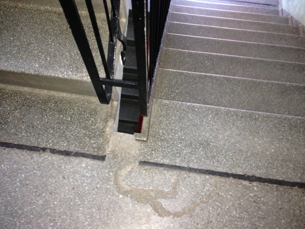 Besiktning lägenhet Trappuppgång