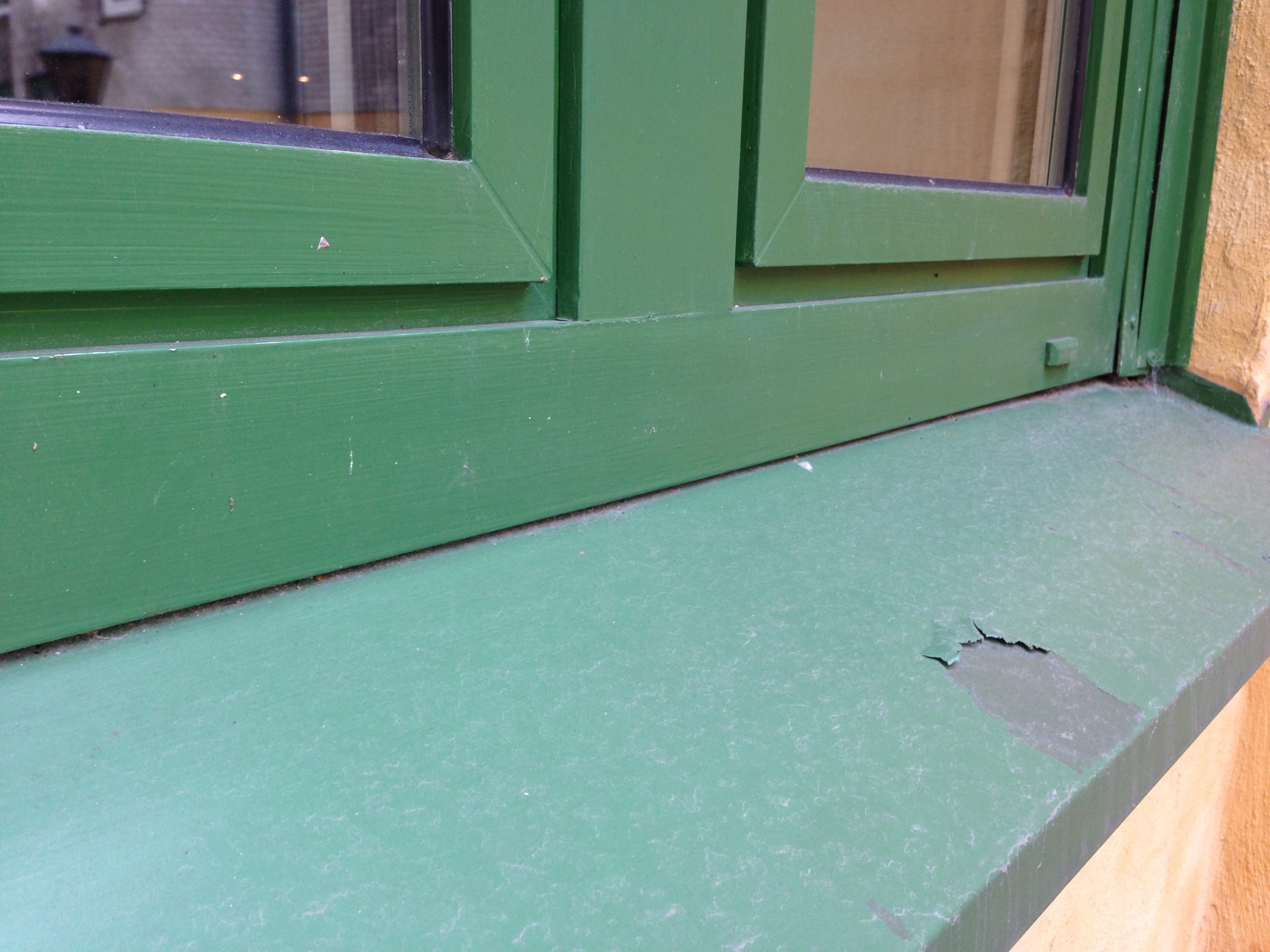 Fönsterbesiktning Fönsterkarm