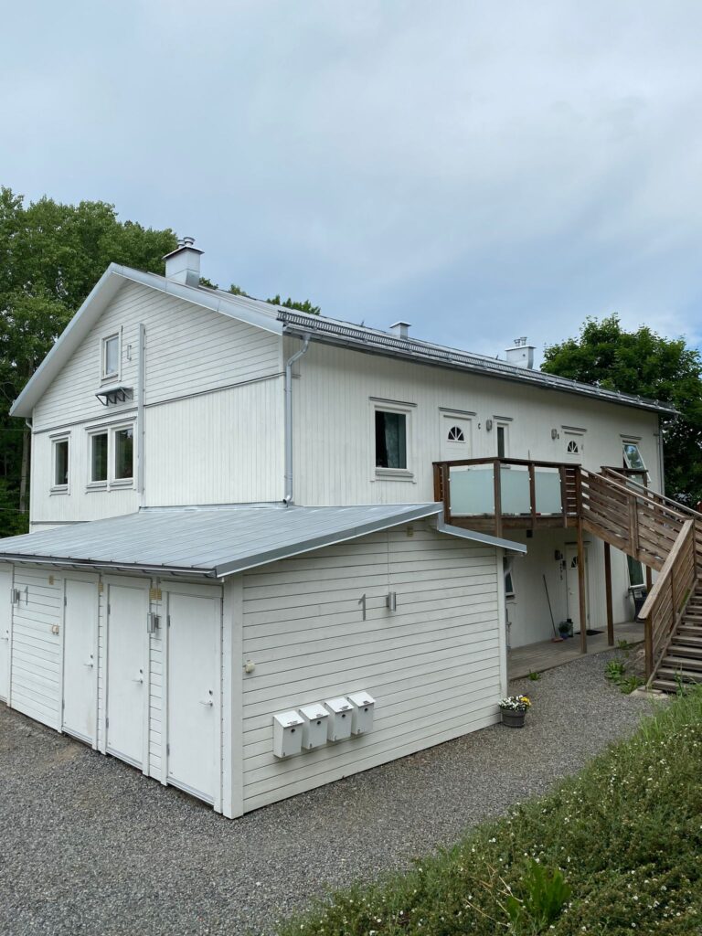 besiktning av tillbyggnad