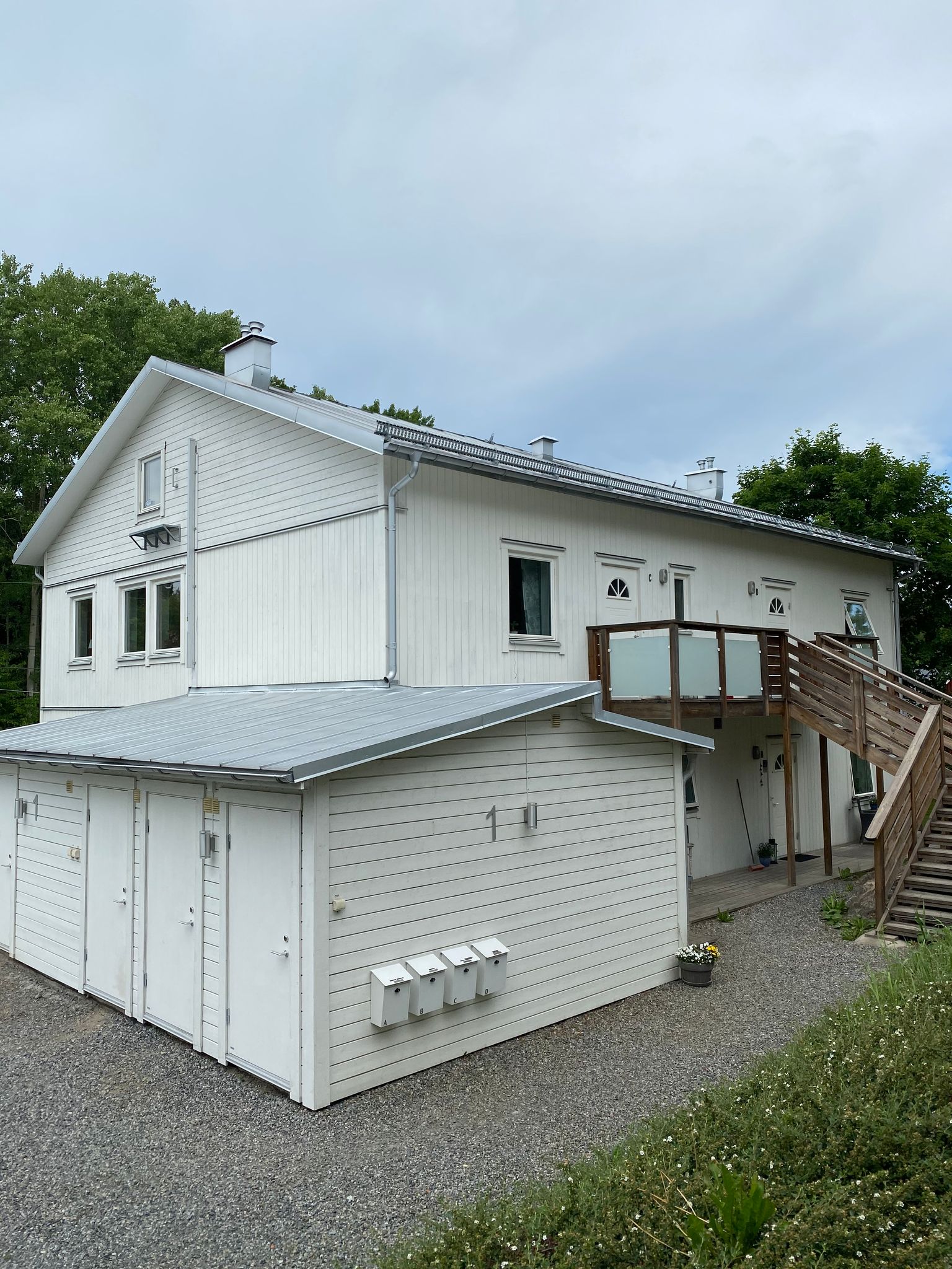 besiktning av tillbyggnad